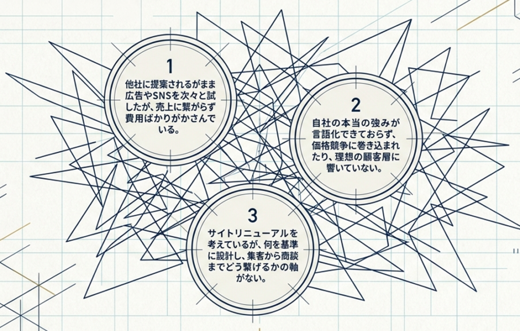 Webマーケの課題